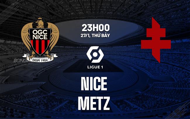 Bình luận bóng đá Nice vs Metz 23h ngày 27/1 (Ligue 1 2023/24)
