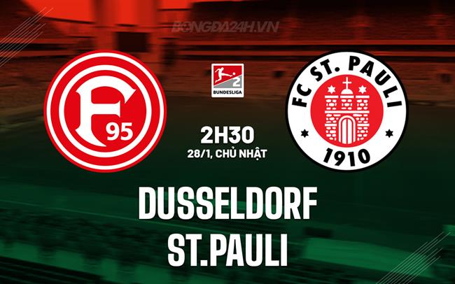 Bình luận Dusseldorf vs St.Pauli 2h30 ngày 28/1 (hạng 2 Đức 2023/24)