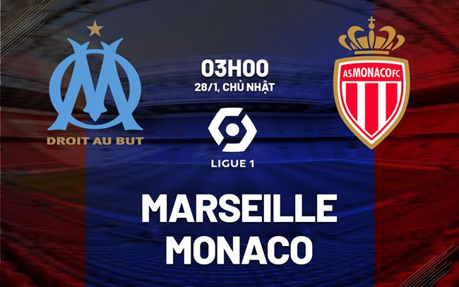 Bình luận bóng đá Marseille vs Monaco 3h00 ngày 28/1 (Ligue 1 2023/24)