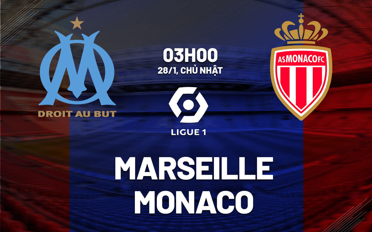 Soi kèo bóng đá Marseille vs Monaco VDQG Pháp Ligue 1 hôm nay