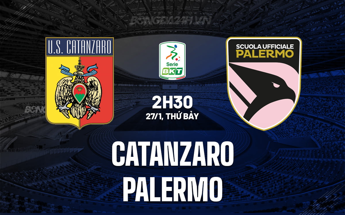 Catanzaro đấu với Palermo