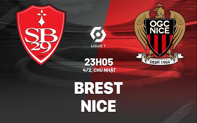 Bình luận bóng đá Brest vs Nice 23h05 ngày 4/2 (Ligue 1 2023/24)