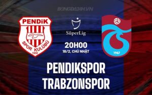 Nhận định Pendikspor vs Trabzonspor 20h00 ngày 18/02 (Giải vô địch quốc gia Thổ Nhĩ Kỳ 2023/24)