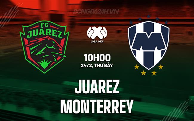Bình luận Juarez vs Monterrey 10h00 ngày 24/2 (Giải vô địch quốc gia Mexico 2023/24)