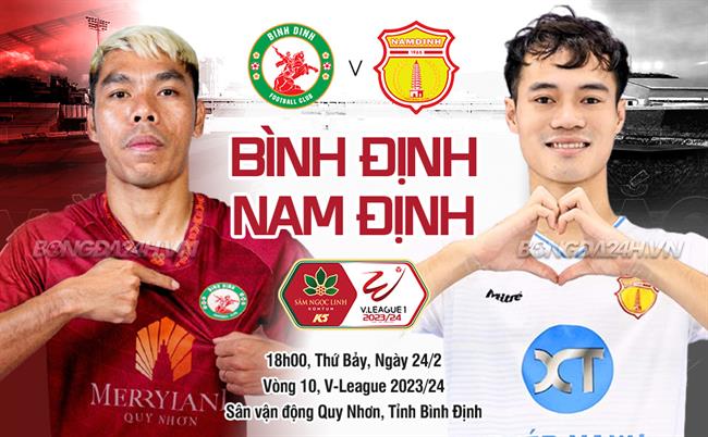 Bình luận Bình Định vs Nam Định (18h 24/2): Chủ nhà có cản được khách?