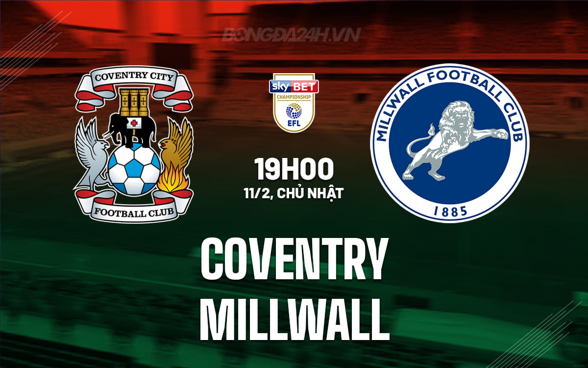 Coventry vs MIllwall