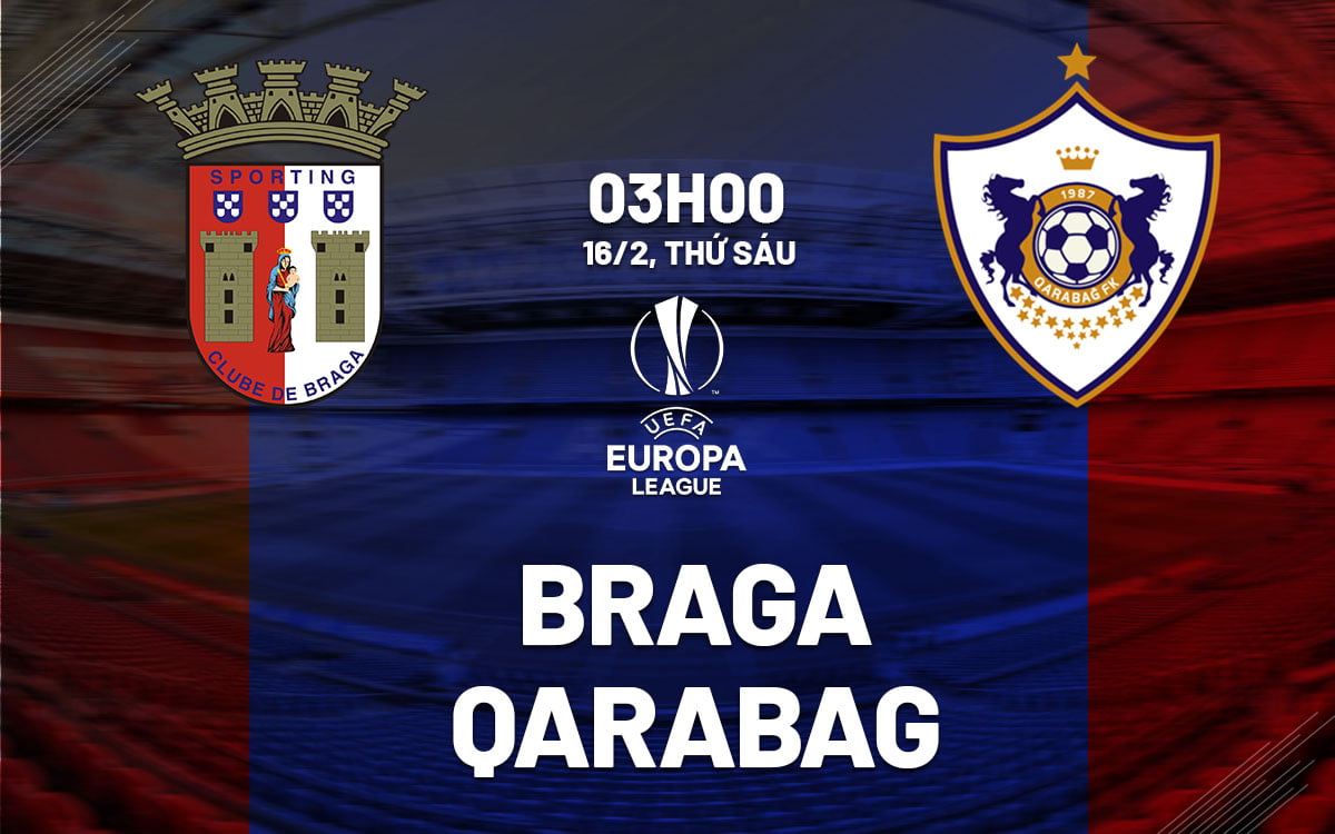 Dự đoán bóng đá Braga vs Qarabag, cúp C2 Europa League hôm nay