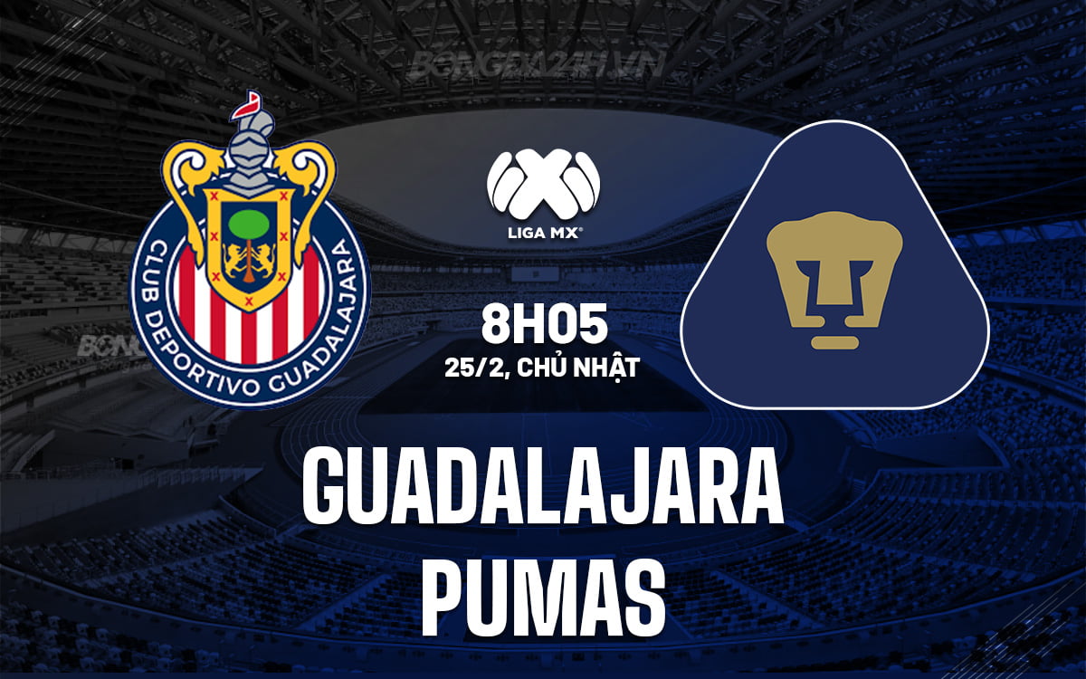 Guadalajara vs Pumas