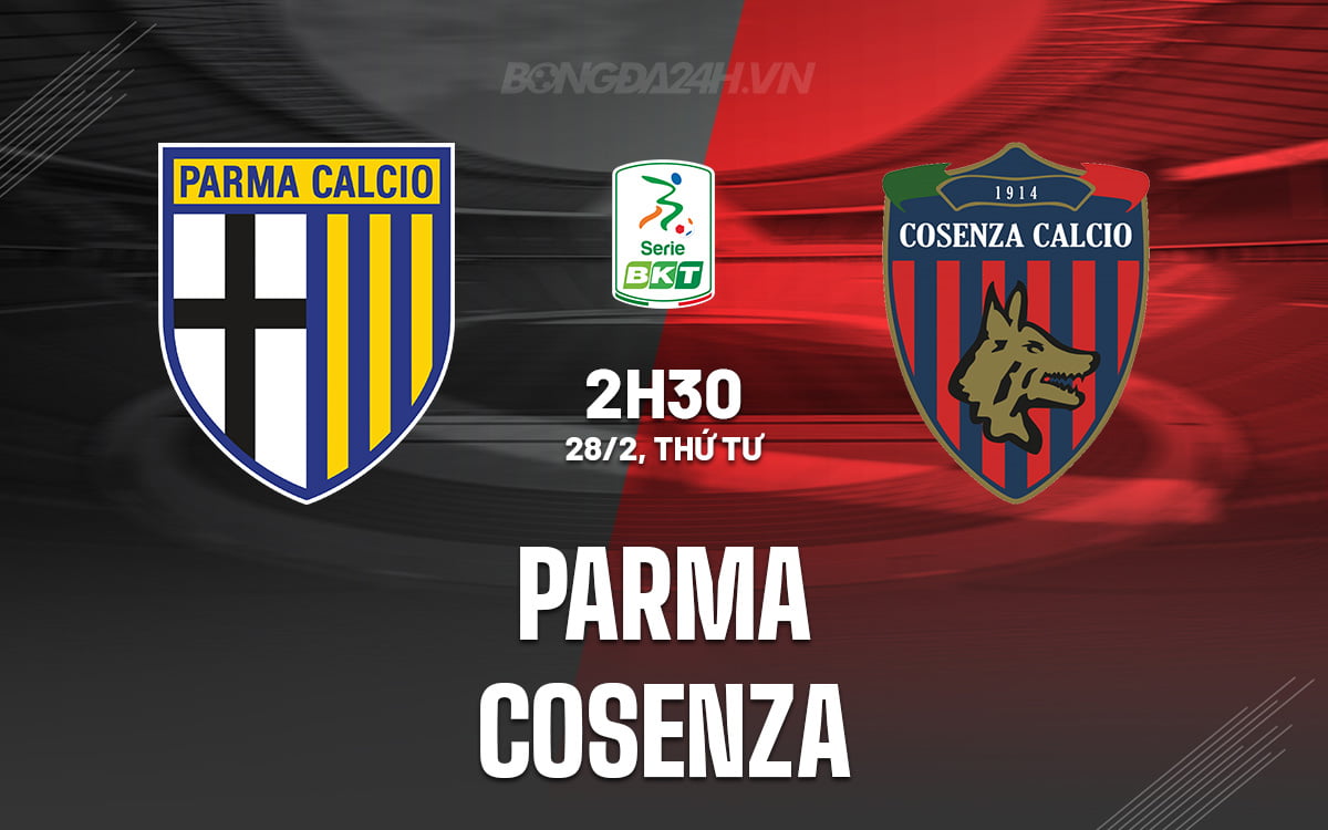Parma đấu với Cosenza
