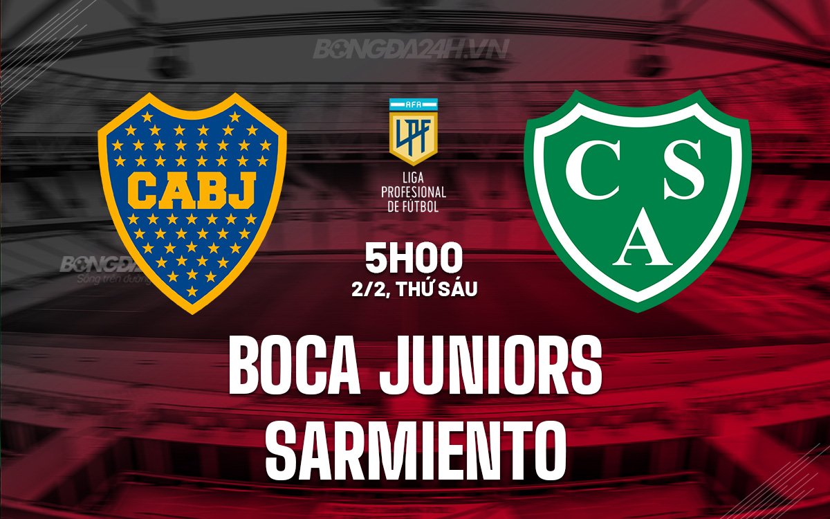 Boca Juniors vs Sarmiento