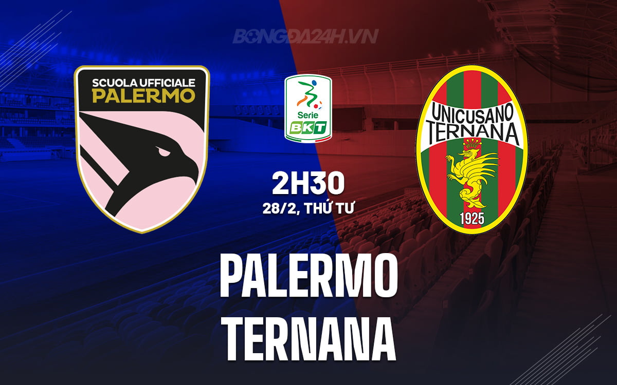 Palermo đấu với Ternana