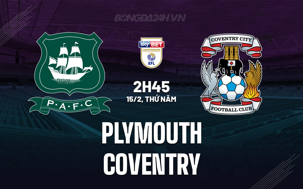 Plymouth đấu với Coventry
