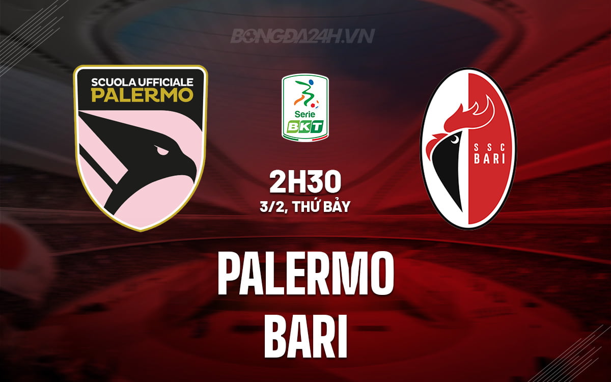 Palermo đấu với Bari