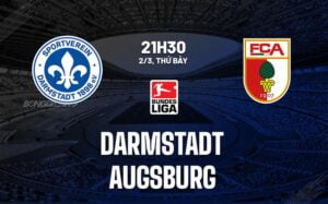 Bình luận bóng đá Darmstadt vs Augsburg 21h30 ngày 2/3 (Bundesliga 2023/24)