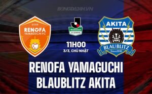 Nhận định Renofa Yamaguchi vs Blaublitz Akita 11h00 ngày 3/3 (hạng 2 Nhật Bản 2024)