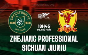 Nhận xét Chiết Giang Pro vs Thâm Quyến Peng 18h35 ngày 3/3 (Giải vô địch quốc gia Trung Quốc 2024)