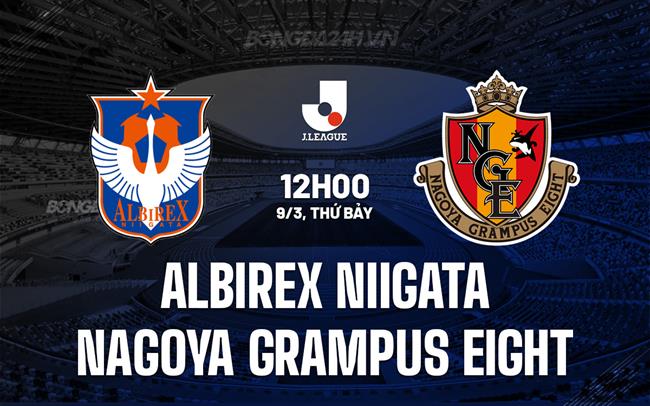 Bình luận trận đấu Albirex Niigata vs Nagoya Grampus Eight 12h00 ngày 9/3 (Giải vô địch quốc gia Nhật Bản 2024)