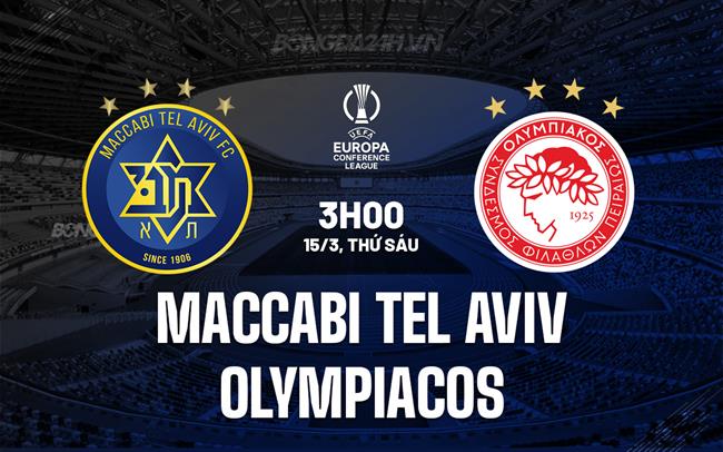 Nhận định Maccabi Tel Aviv vs Olympiacos 3h00 ngày 15/3 (Conference League 2023/24)
