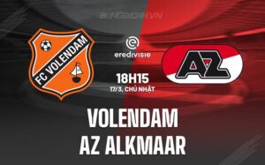 Bình luận Volendam vs AZ Alkmaar, 18h15 ngày 17/3 (Giải vô địch quốc gia Hà Lan 2023/24)