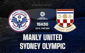 Bình luận Manly United vs Sydney Olympic 15h30 ngày 22/3 (Vô địch bang New South Wales 2024)