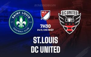 Bình luận St.Louis vs DC United 7h30 ngày 24/3 (American Professional 2024)