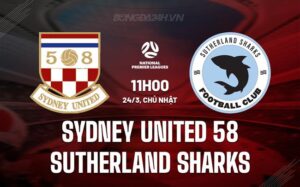 Nhận định Sydney United 58 vs Sutherland Sharks 11h00 ngày 24/3 (Vô địch bang New South Wales 2024)