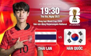 Bình luận Thái Lan vs Hàn Quốc (19h30 26/3): Có bất ngờ gì không?