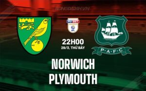 Nhận định Norwich vs Plymouth, 22h00 ngày 29/3 (Giải hạng nhất Anh 2023/24)