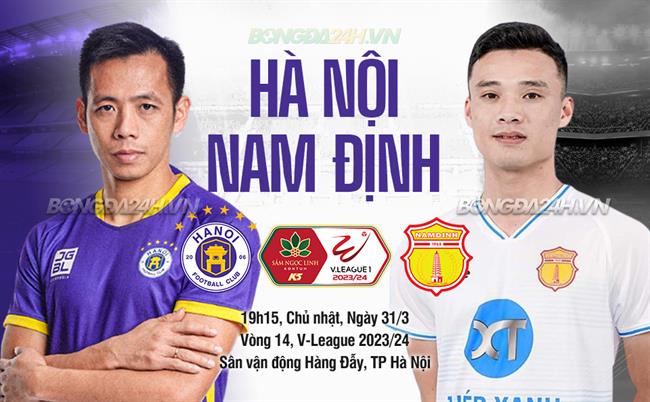 Nhận định Hà Nội vs Nam Định (19h15 31/3): Cơ hội phục thù