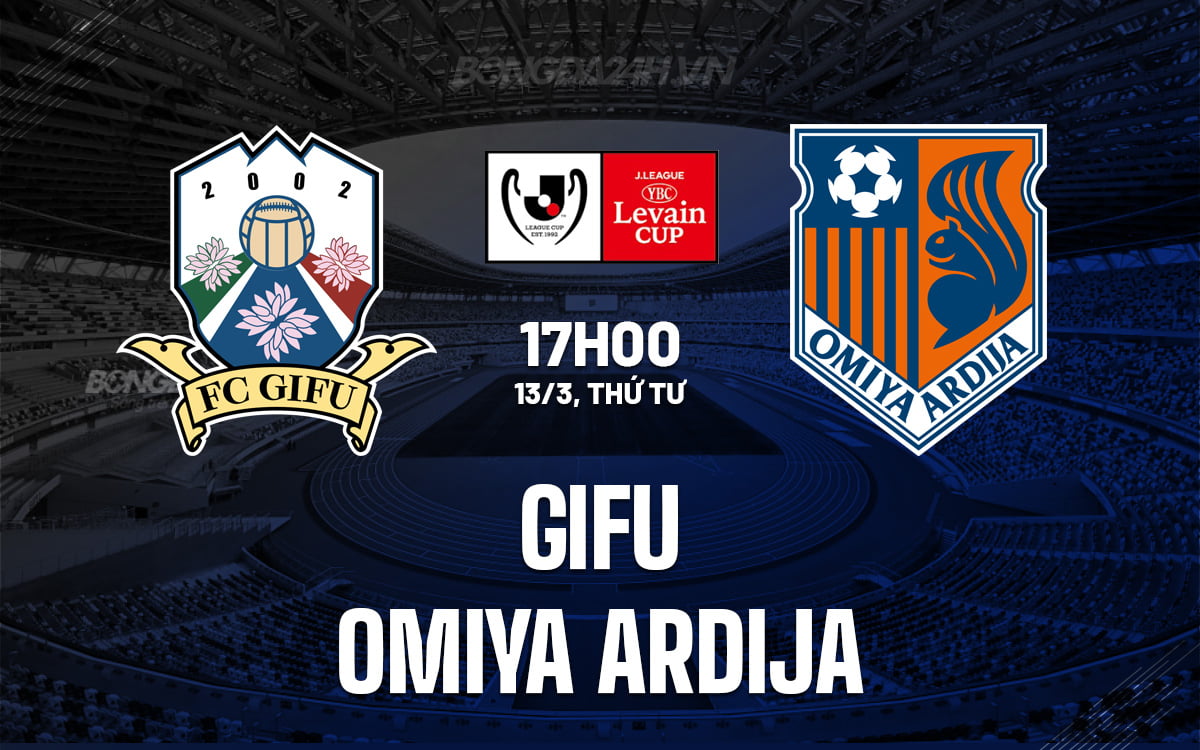 Gifu đấu với Omiya Ardija