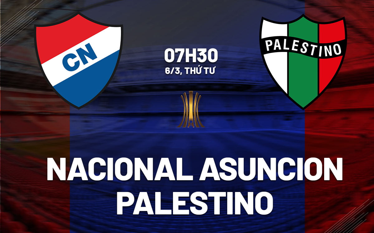 Nhận định bóng đá Nacional Asuncion vs Palestine Copa Libertadores hôm nay