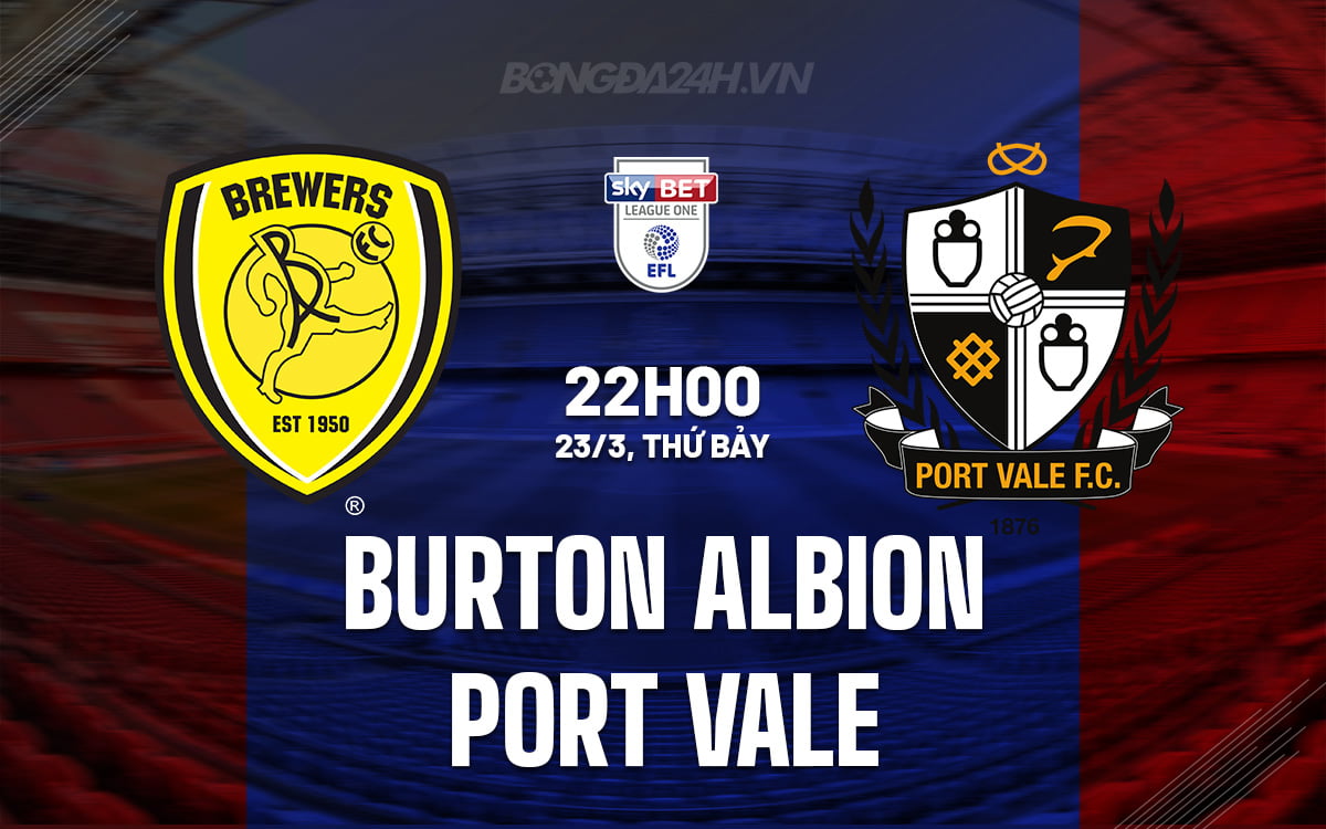 Burton Albion vs Port Vale