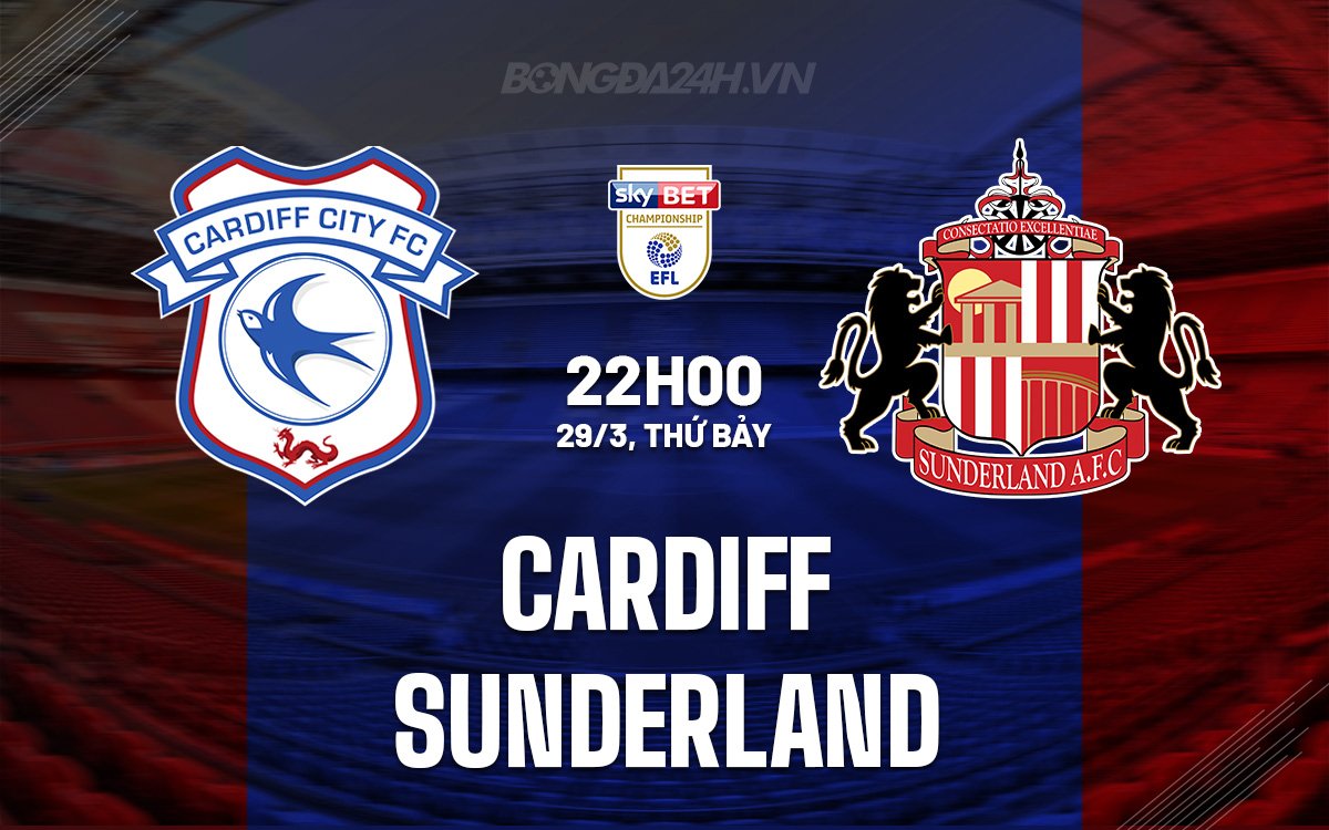 Cardiff đấu với Sunderland