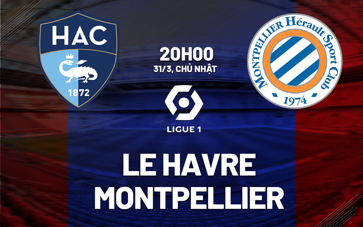 Dự đoán trận đấu Le Havre vs Montpellier vdqg phap ligue 1 hôm nay