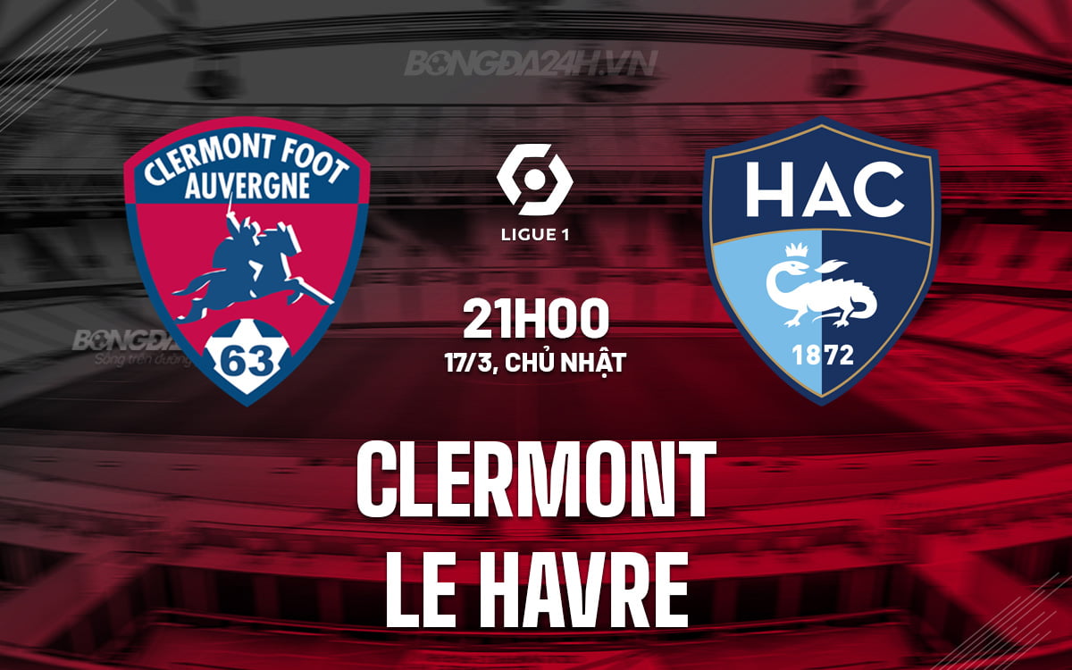 Clermont đấu với Le Havre