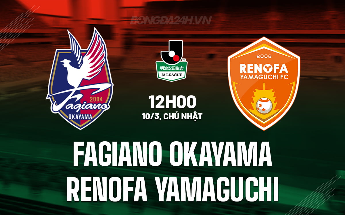 Fagiano Okama vs Renofa Yamaguchi