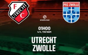 Bình luận bóng đá Utrecht vs Zwolle 1h00 ngày 4/4 (Giải vô địch quốc gia Hà Lan 2023/24)