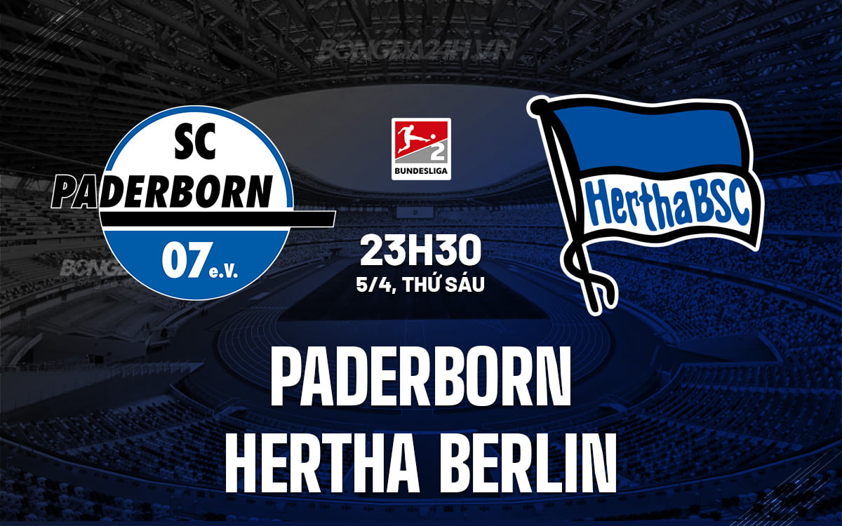 Paderborn đấu với Hertha Berlin
